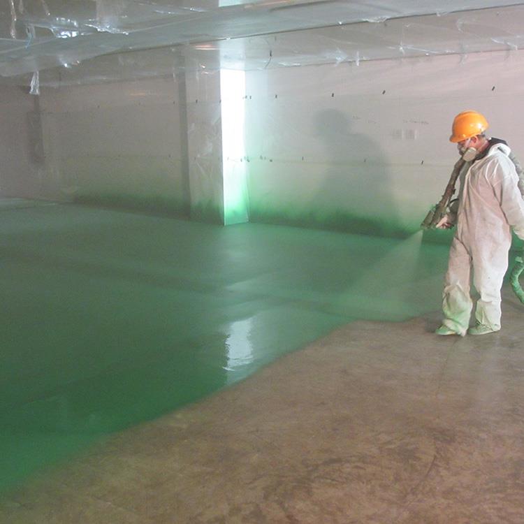 青島廠家談聚脲地坪施工主要注意什么呢？